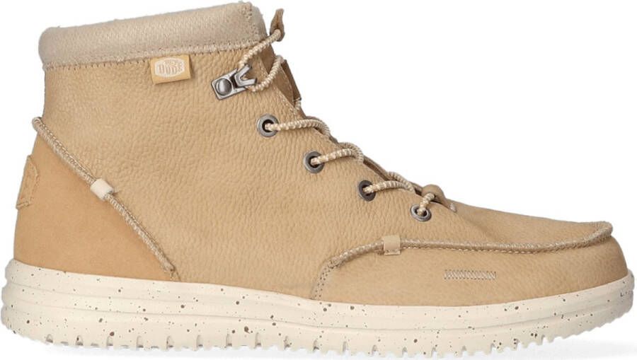 HEYDUDE Bradley Leather Heren Boots Wheat