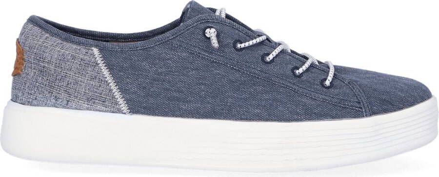 HEYDUDE Cody Craft Linen Heren Sneakers Navy