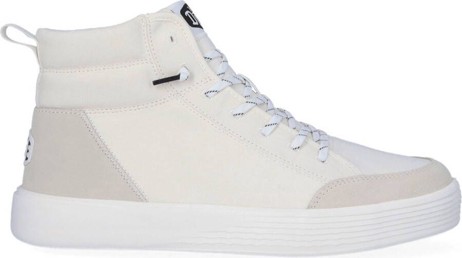 HEYDUDE Cody Hi Essentials Heren Sneakers White White