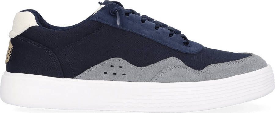 HEYDUDE Hudson Canvas Heren Sneakers Navy Grey