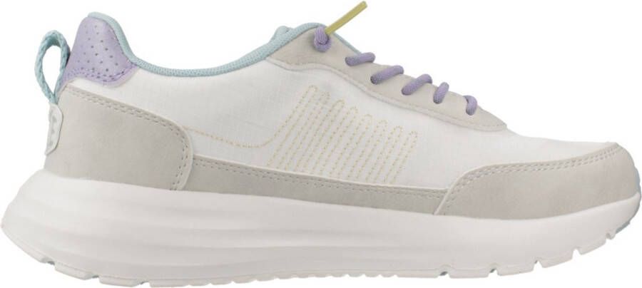 HEYDUDE Sirocco Alta Colorblock Dames Sneakers White Grey