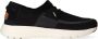 HEYDUDE Sirocco Neutrals Heren Sneakers Black White - Thumbnail 1