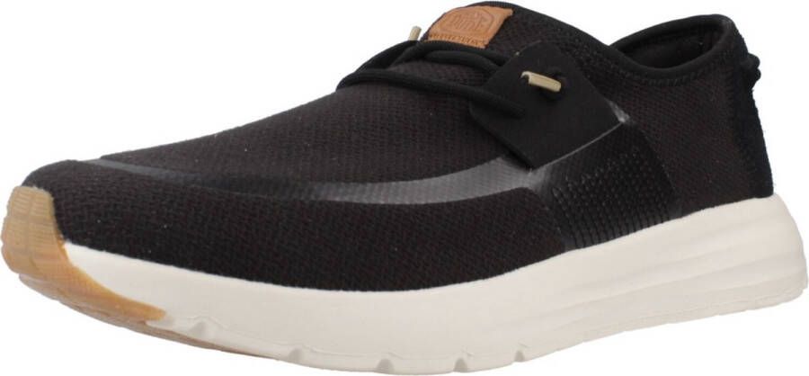 HEYDUDE Sirocco Neutrals Heren Sneakers Black White