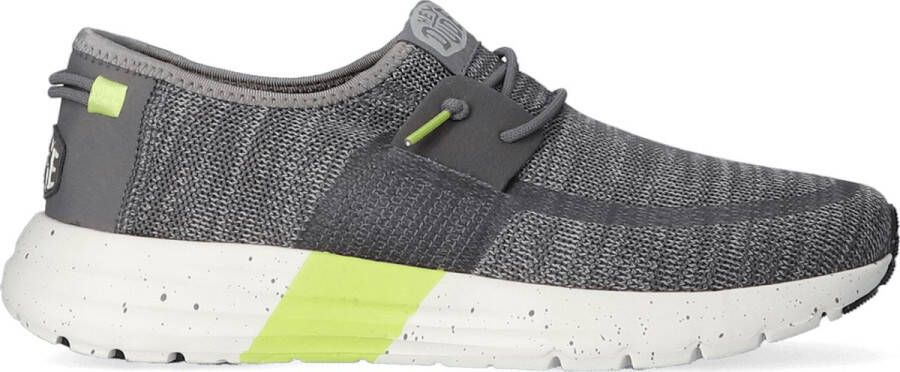 HEYDUDE Sirocco Sport Mode Heren Sneakers Heather Grey Charcoal