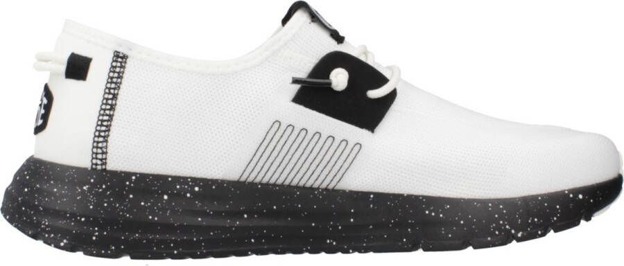 HEYDUDE Sirocco Sport Mode Heren Sneakers Heather White Black