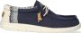 HEYDUDE Wally Break Stitch Heren Instappers Navy Blauw HD40015 - Thumbnail 1