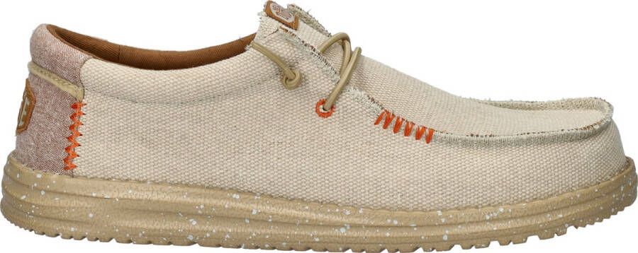 Hey Dude Casual Sneaker Schoenen voor Mannen en Vrouwen Beige Heren