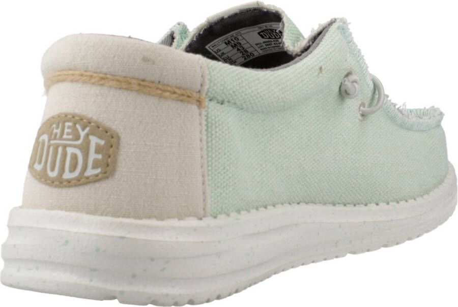 Hey Dude Geveterde Schoenen Wally Coastline Jute Green Heren