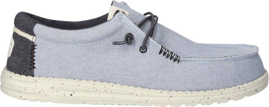 HEYDUDE Wally Coastline Jute Heren Instappers Stone White