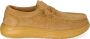 HEYDUDE Wally Comf Suede Heren Instappers Golden Yellow - Thumbnail 1