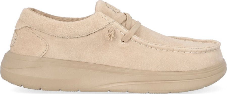 Hey Dude Geveterde Schoenen in Suede Stijl Beige Heren