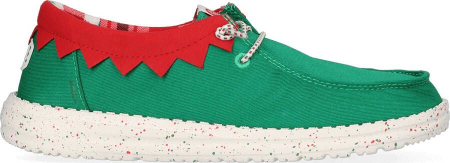 HEYDUDE Wally Holiday Elf Heren Kerst Schoenen Green Red