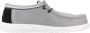 HEYDUDE Wally Letterman Heren Instappers Light Grey White - Thumbnail 1