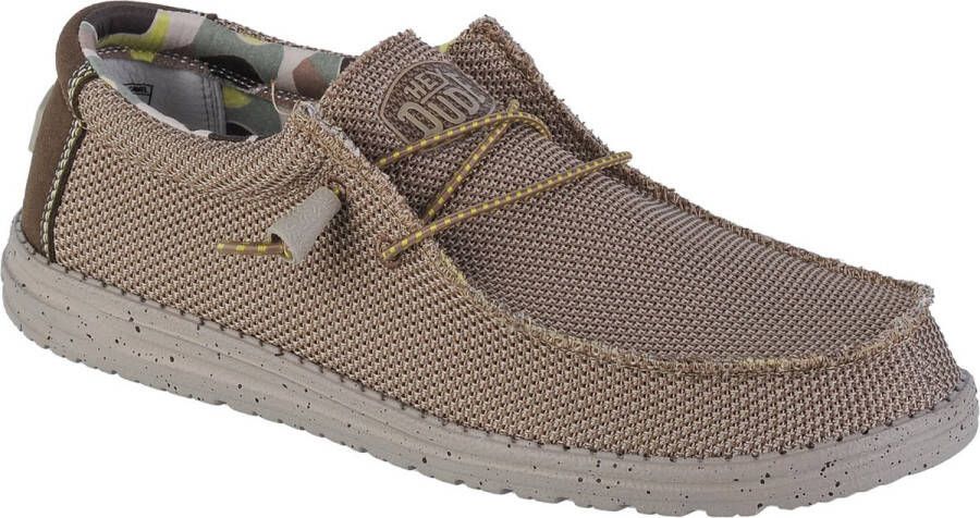 Hey Dude HEYDUDE Heren schoenen Wally Sox Triple Needle Beige