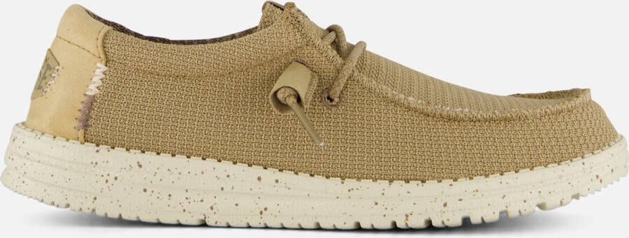 Hey Dude Sportieve Mesh Mocassin Schoenencollectie Beige Heren