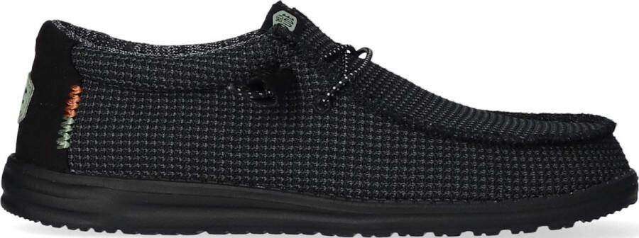 HEYDUDE Wally Sport Mesh Heren Instappers Black Black