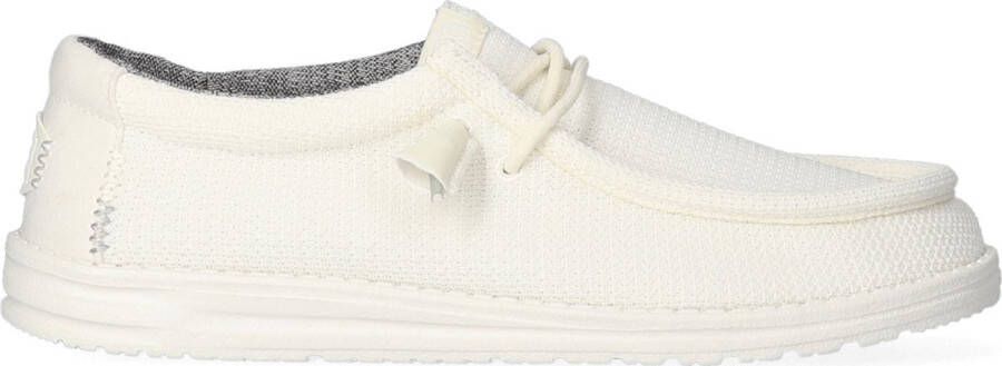 HEYDUDE Wally Sport Mesh Heren Instappers White White