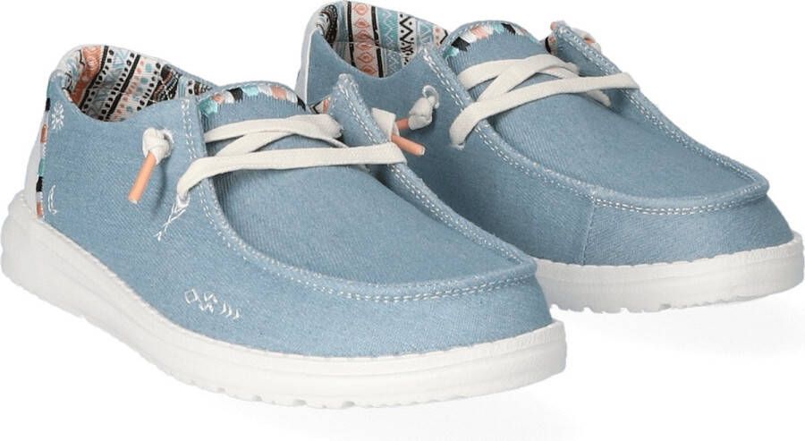 HEYDUDE Wendy Boho dames instapschoenen Licht blauw