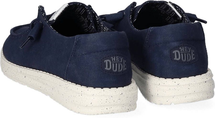 HEYDUDE Wendy Canvas Dames Instappers Navy