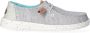 HeyDude Women's Wendy Heathered Slub Tropical Sneakers grijs - Thumbnail 1