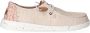 HeyDude Women's Wendy Heathered Slub Tropical Sneakers beige - Thumbnail 1