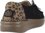 Hey Dude Leopard Rise Veterschoenen Black Dames - Thumbnail 3