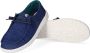 HEYDUDE Wendy Sport Mesh Dames Instappers Navy White - Thumbnail 2