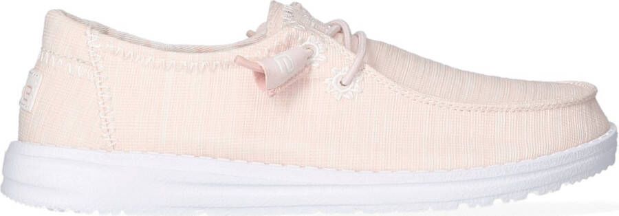 Hey Dude Pastel Chambray Sneaker Pink Dames