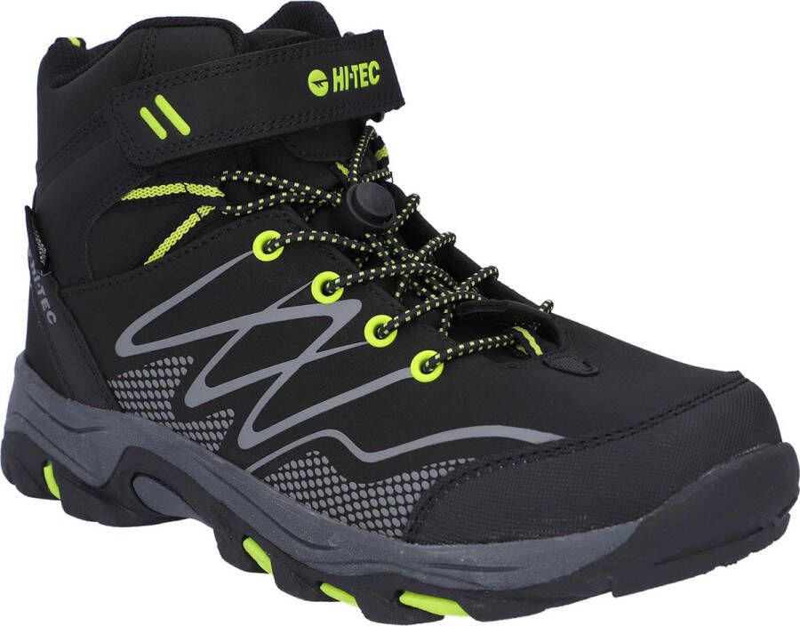 Hi-Tec Blackout Mid Wp Jr ZWART Wandelschoenen