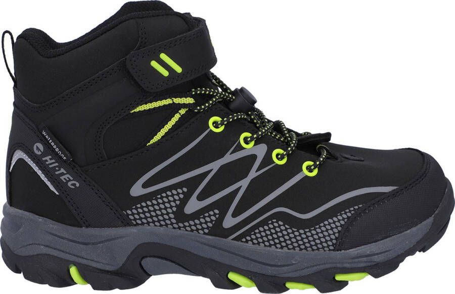 Hi-Tec Blackout Waterbestendig ZWART Wandelschoenen voor Kinderen