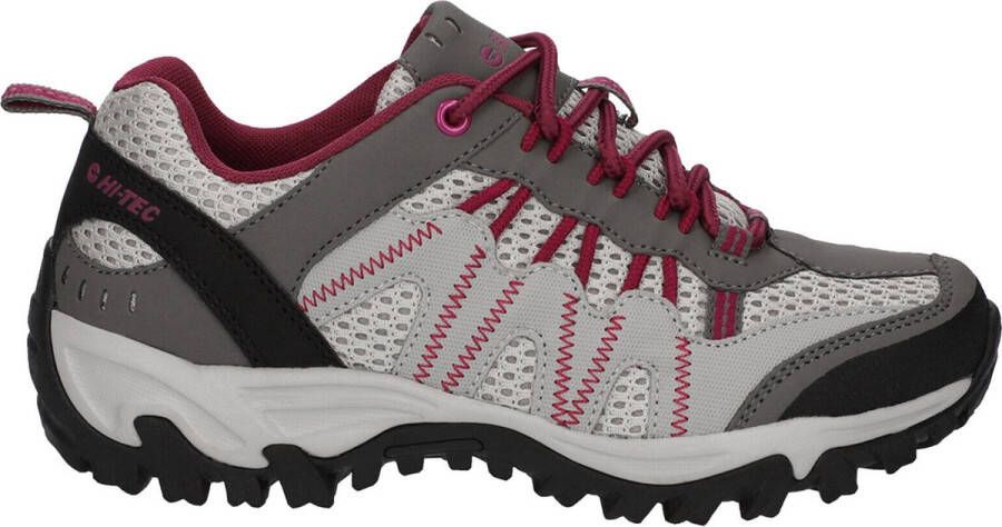 Hi-Tec Dames Outdoor Wandelschoenen Grijs Licht paars Bordeaux EVA Zool Waterproof Sport