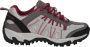 Hi-Tec Dames Outdoor Wandelschoenen Grijs Licht paars Bordeaux EVA Zool Waterproof Sport - Thumbnail 1