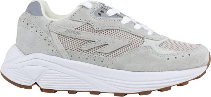 Hi-Tec Shadow White Sage green Wit Suede Lage sneakers Unisex