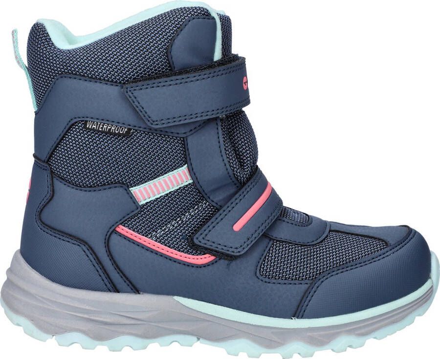 Hi-Tec Penguin Ez Waterbestendig BLAUW Wandelschoenen voor Kinderen