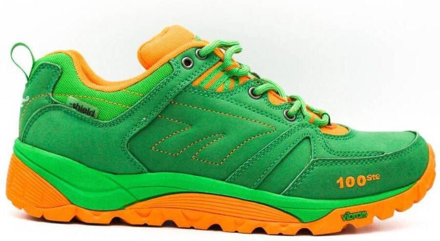 Hi-Tec V-Lite SpHike Nijmegen Low Wandelschoenen Heren Groen Oranje