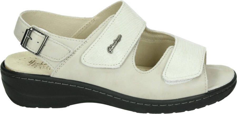 Hickersberger 2176 Volwassenen Dames slippers Wit beige