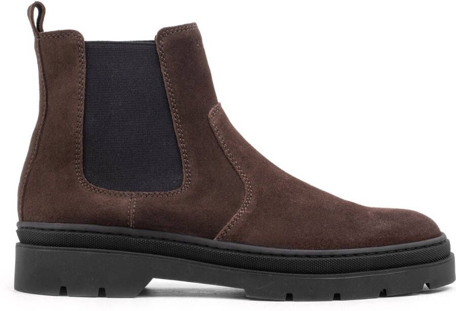 Hinson Elon Chelsea Dk Brown Suede