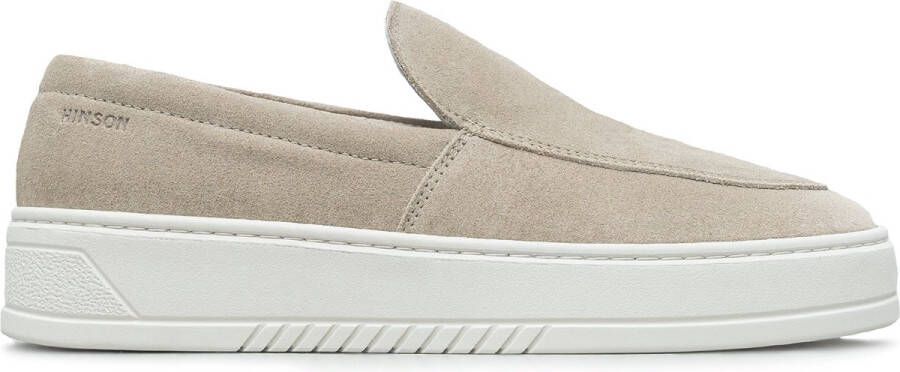 Hinson Miller Slip On Beige Suede