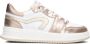 Hip H1115 Lage sneakers Leren Sneaker Meisjes Rosegoud - Thumbnail 1