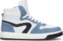 Hip H1301 Hoge sneakers Leren Sneaker Jongens Blauw - Thumbnail 2