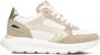 Hip Meisjes Lage Sneakers Beige Leer Suède Beige Dames - Thumbnail 3