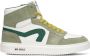 Hip H1665 Hoge sneakers Leren Sneaker Jongens Groen - Thumbnail 1