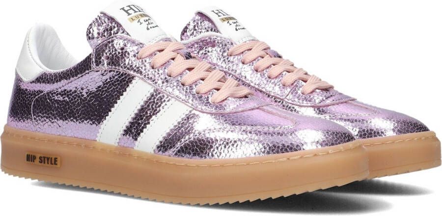 Hip H1711 Lage sneakers Leren Sneaker Meisjes Roze