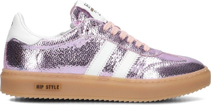 Hip H1711 Lage sneakers Leren Sneaker Meisjes Roze