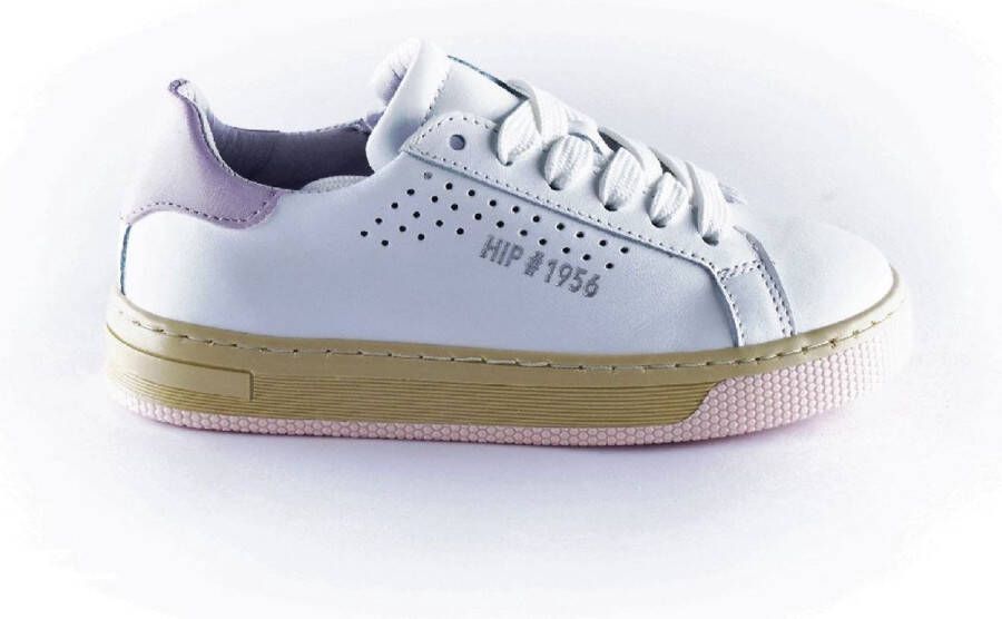 Hip sneaker H1574-30CO-AC wit roze beige zool