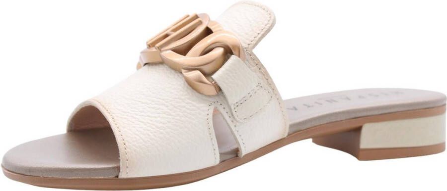 Hispanitas Leren sandaal Lena Beige Dames