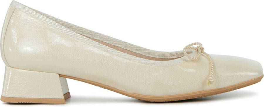 HISPANITAS Ballerina Dames Hv243466 Maat: 38 Materiaal: Lak Kleur: Ecru