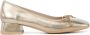 HISPANITAS Ballerina Dames Hv243466 Met Maat: 36 Materiaal: Leer Kleur: Goud - Thumbnail 1