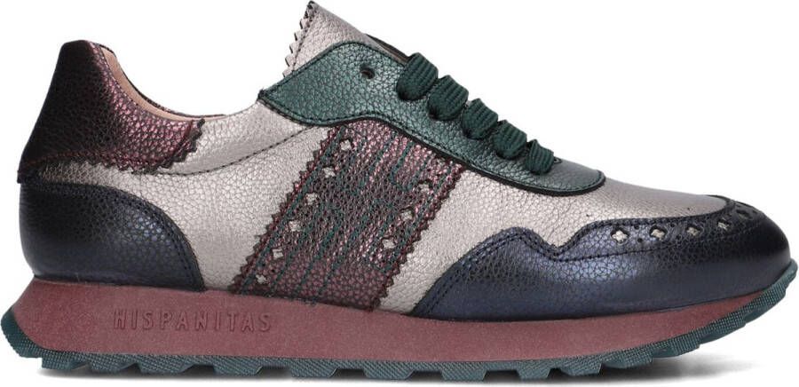 HISPANITAS Sneakers Dames Chi243623 Maat: 39 Materiaal: Leer Kleur: Groen