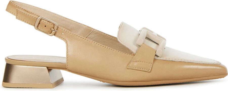 HISPANITAS Slingbacks Dames Hv243299 Maat: 36 Materiaal: Leer Kleur: Beige